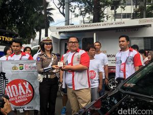Ada Kampanye Antihoax di Bundaran HI