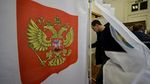 Penampakan Bilik Suara Pilpres Rusia yang Tertutup Tirai