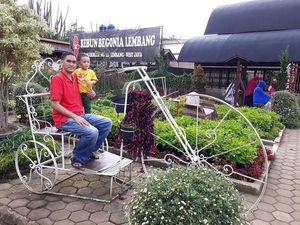 Akhir Pekan, Foto-foto Seru di Kebun Begonia Lembang