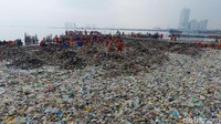 Menurut Wali Kota Jakarta Utara Husein Murad, pembersihan hari ini dimulai pukul 08.00 WIB. Selama 3 jam, ada 3 ton sampah yang terangkut.