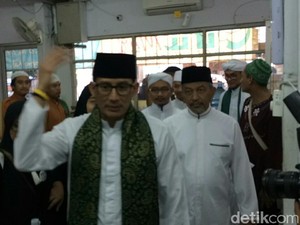 Kampanyekan Sudrajat-Syaikhu, Sandiaga Bicara Ekonomi Umat