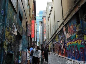 Gang Penuh Coretan Favorit Turis di Melbourne