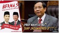 Inisial M lain yang digadang-gadang jadi cawapres Jokowi adalah Mahfud MD. Poster Jokowi berdampingan dengan mantan Ketua MK ini sempat beredar. Mahfud enggan mengomentari lebih jauh perihal namanya yang masuk bursa cawapres. Dia berdalih bahwa urusan capres dan cawapres pada Pilpres 2019 bukan urusannya. Ya biar Presiden dan partai-partai (koalisi) yang menyelesaikan, tutur Mahfud. (Foto: dok. Istimewa )