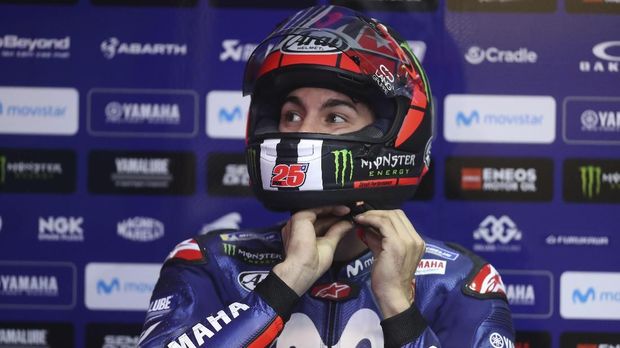 Maverick Vinales untuk kali pertama naik podium di MotoGP Amerika.