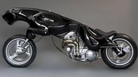 Kalau tadi ada motor banteng ngamuk, yang ini motornya berbentuk seperti hewan sangar, Jaguar. Motor dibuat oleh bengkel modifikasi Barend Massow Hemmes bersama dengan Polar cycles of Doncaster asal Inggris. Foto: Istimewa
