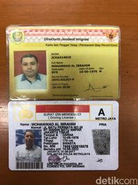 Kartu identitas Al Ibrahim agen asal Suriah yang terlibat TPPO 74 WNI