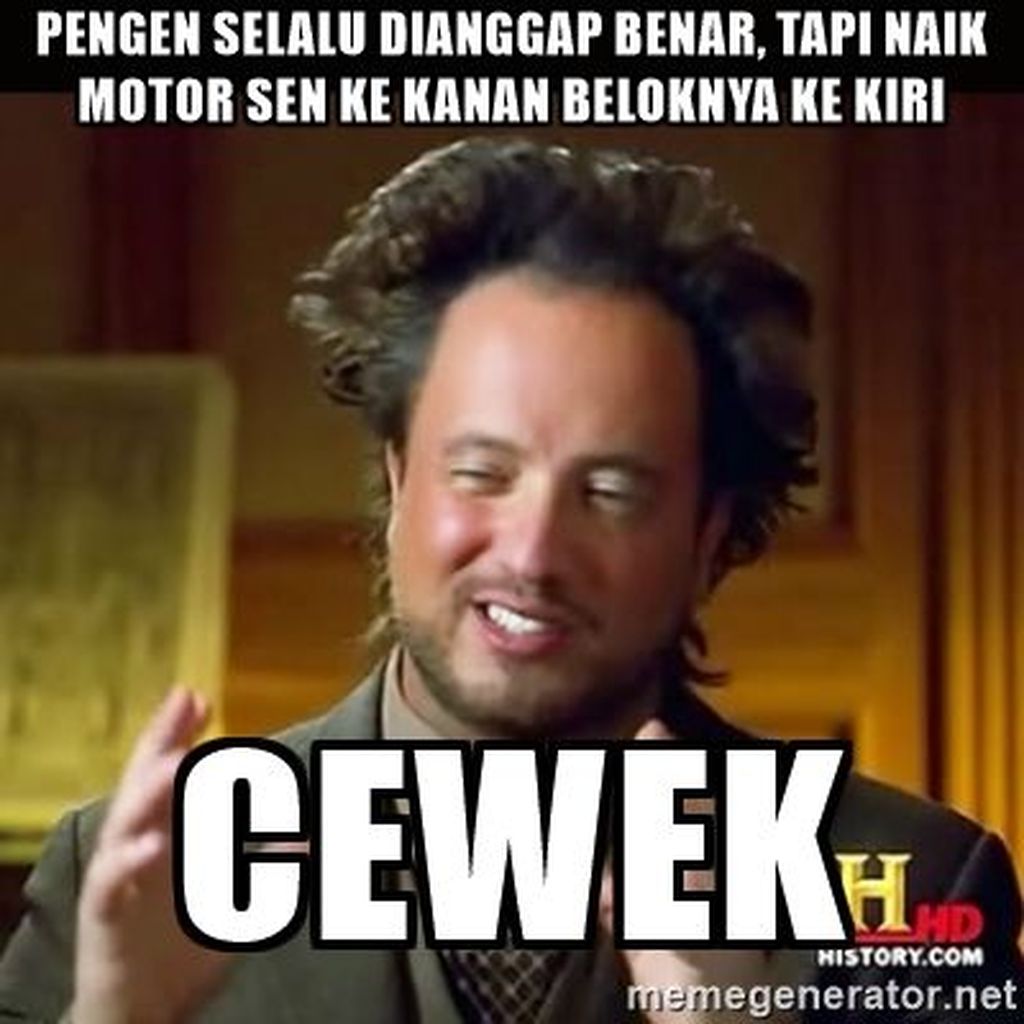 Meme Kocak Cewek Selalu Benar