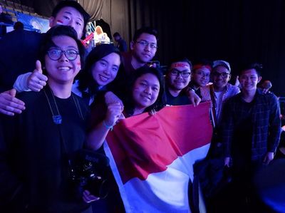 Dukungan Suporter Indonesia di Arena Birmingham untuk Kevin/Marcus