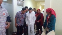 Kedatangan Sudrajat, menurut Rhoma, merupakan bentuk penghargaan atas dukungan Rhoma Irama bersama Soneta Group terhadap pasangan Asyik di Pilgub Jabar.  (Zunita Amalia Putri/detikcom).
