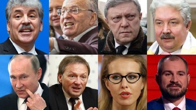 Foto: Ini 7 Penantang yang Dikalahkan Putin di Pilpres Rusia