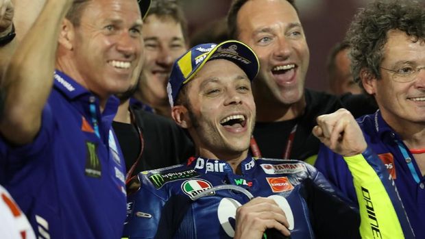 Valentino Rossi optimistis bisa kompetitif di MotoGP 2018.