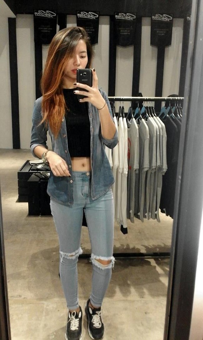 Transformasi menakjubkan Erika itu pun memicu debat online dari netizen yang meragukannya. Foto: Facebook