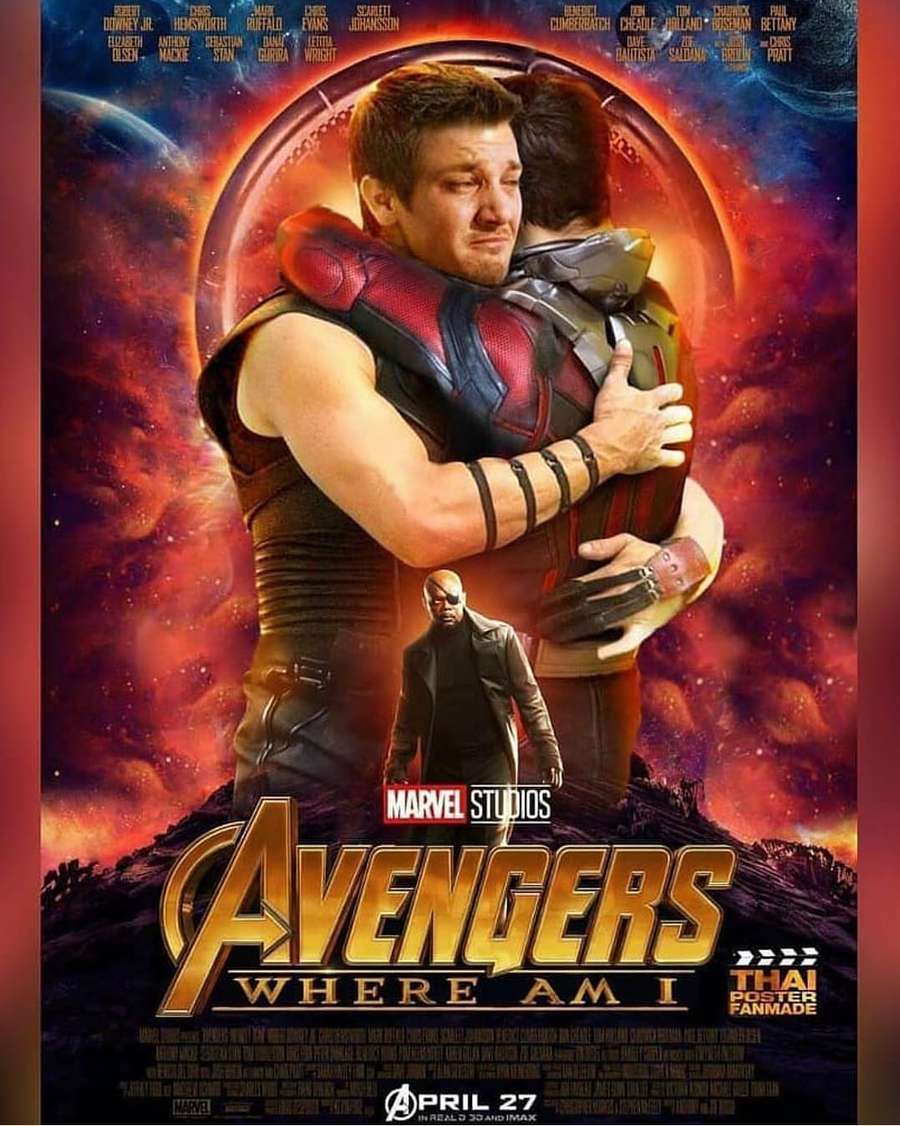 Absen Di Trailer Hingga Poster Infinity War Ramai Muncul Meme Hawkeye