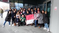 Perjuangan Kevin/Marcus di Arena Birmingham juga disaksikan oleh warga dan mahasiswa Indonesia yang sedang menuntut ilmu di Inggris. PPI UK (Persatuan Pelajar Indonesia United Kingdom) mengadakan acara nonton bareng pada 16-18 Maret. Foto: dok. PPI UK