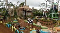 Tidak cuma spot foto, ada juga beberapa permainan seru di sini (Eko/detikTravel)