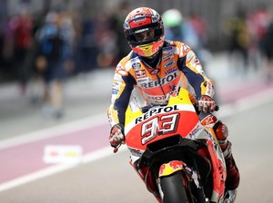 Sudah Habis-habisan Marquez Coba Salip Dovizioso