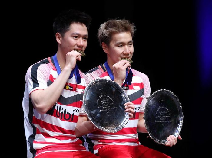 Rahasia kemenangan Kevin/Marcus di final All England adalah bermain enjoy (Reuters/Peter Cziborra) Rahasia kemenangan Kevin/Marcus di final All England adalah bermain enjoy (Reuters/Peter Cziborra)