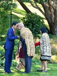 Mengenal Adu Hidung yang Dilakukan Jokowi di Selandia Baru