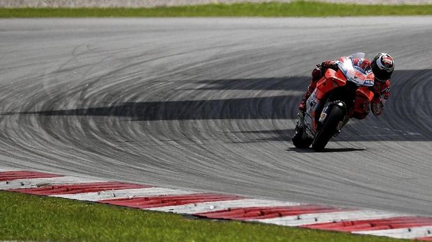 Jorge Lorenzo berhasil merebut start kedua di MotoGP Italia. (