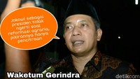 Gerindra pun menyebut bagi-bagi sertifikat tanah oleh Jokowi itu hanya upaya pencitraan.