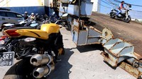 8 motor gede tersebut akan dititipkan ke Rumah Penyimpanan Benda Sitaan Negara (Rubpasan) Jakarta Barat.