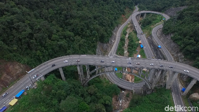 Foto Drone: Megah dan Cantik, Jembatan Kelok 9