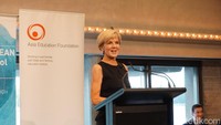 Menlu Australia Julie Bishop turut hadir dalam pertemuan tersebut.