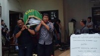 Chef Harada hendak disalatkan. Ini adalah suasananya di rumah duka di kawasan Cinere, Jabar. Foto: Chef Harada di rumah duka / Veynindia E. Pardede