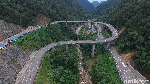 Foto Drone: Megah dan Cantik, Jembatan Kelok 9