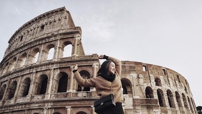 Foto: Gaya Liburan Penyanyi Dangdut Cita Citata