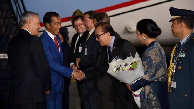 Tiba di Selandia Baru, Jokowi Siap Bahas Hubungan Bilateral