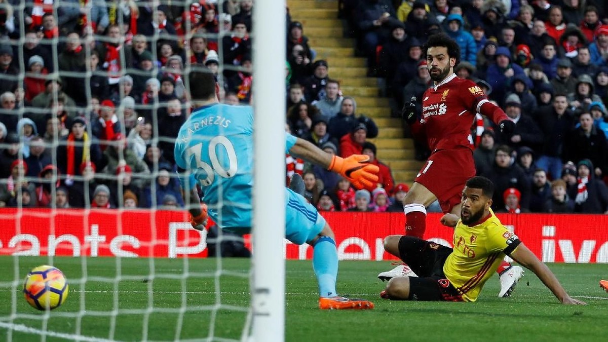 Liverpool memenangi tiga laga terakhir melawan Watford di Anfield dengan skor telak (Foto: Lee Smith/REUTERS)
