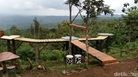 Pemandangan perbukitan nan hijau menjadi daya tarik utama Bukit Srobi (Eko/detikTravel)