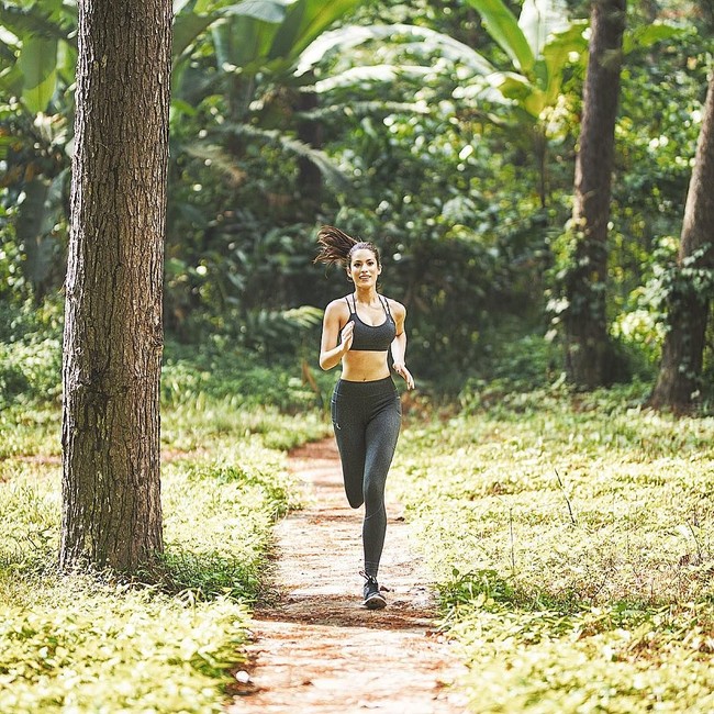 Penampilan Samantha saat berolah raga. Foto: Instagram