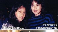 Bahkan adapula yang memposting kebersamaan Nike dan Ira Wibowo yang dibandingkan dengan Vanesha dan Ira. (Dok. Instagram/nikeardillaofficial)