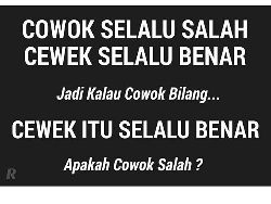 Meme Kocak Cewek Selalu Benar