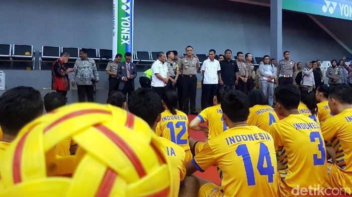 Begini Aksi CdM Asian Games Jadi Tekong di Pelatnas Sepak Takraw