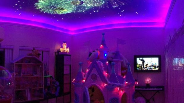 kamar anak disulap jadi Disneyland