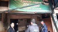 Di lokasi inilah ayah dan anaknya sempat terjebak banjir bandang.