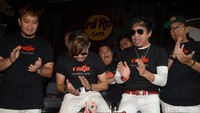 Tidak hanya itu band Radja juga mengeluarkan single terbaru yang berjudul Malaikat cinta. Foto: Ismail/detikHOT