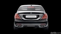 Eksterior misalnya hadir dengan grille depan baru yang mirip dengan mobil konsep Vision Mercedes-Maybach 6.  Foto: Top Gear