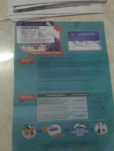 Kartu Indonesia Pintar yang ditemukan