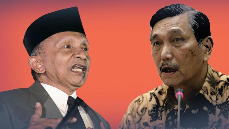 Debat Panas Luhut Vs Amien Rais soal Freeport Debat Panas Luhut Vs Amien Rais soal Freeport
