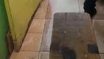 Penampakan Hujan Es di Depok