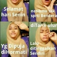 Semoga nasibmu tak seperti bendera yang dipuja tapi selalu ditarik ulur. Foto: Istimewa