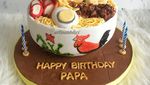 Unik Banget! Kue Ulang Tahun Bentuk Mie Ayam hingga Nasi Padang!