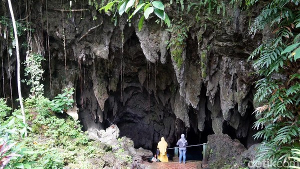 Kawasan goa ini sudah tertata dengan rapi. Untuk masuk ke dalam, sudah tersedia tangga agar tidak licin (Wahyu/detikTravel) Kawasan goa ini sudah tertata dengan rapi. Untuk masuk ke dalam, sudah tersedia tangga agar tidak licin (Wahyu/detikTravel)