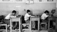 Juara 2 untuk kategori umum diraih oleh Muhammad Bahrul Ulum dengan foto berjudul Semangat Belajar. (Istimewa).