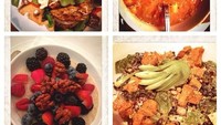 Ini dia asupan makanan istri Jay Z kala itu. Kalau ditotal sudah berapa banyak buah dan sayur yang dilahap Beyonce, ya dalam sehari? Foto: Instagram @beyonce