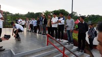 Menpora kali bertandang ke BSD Xtreme Park, Tangerang untuk melihat persiapan para atlet cabang olahraga skateboard berlatih. (Foto: Sinarmas)